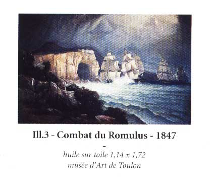 Combat de Romulus, 1847
